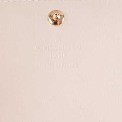 Louis Vuitton Vernis Sarah Wallet Blanc Corail 6 of 7