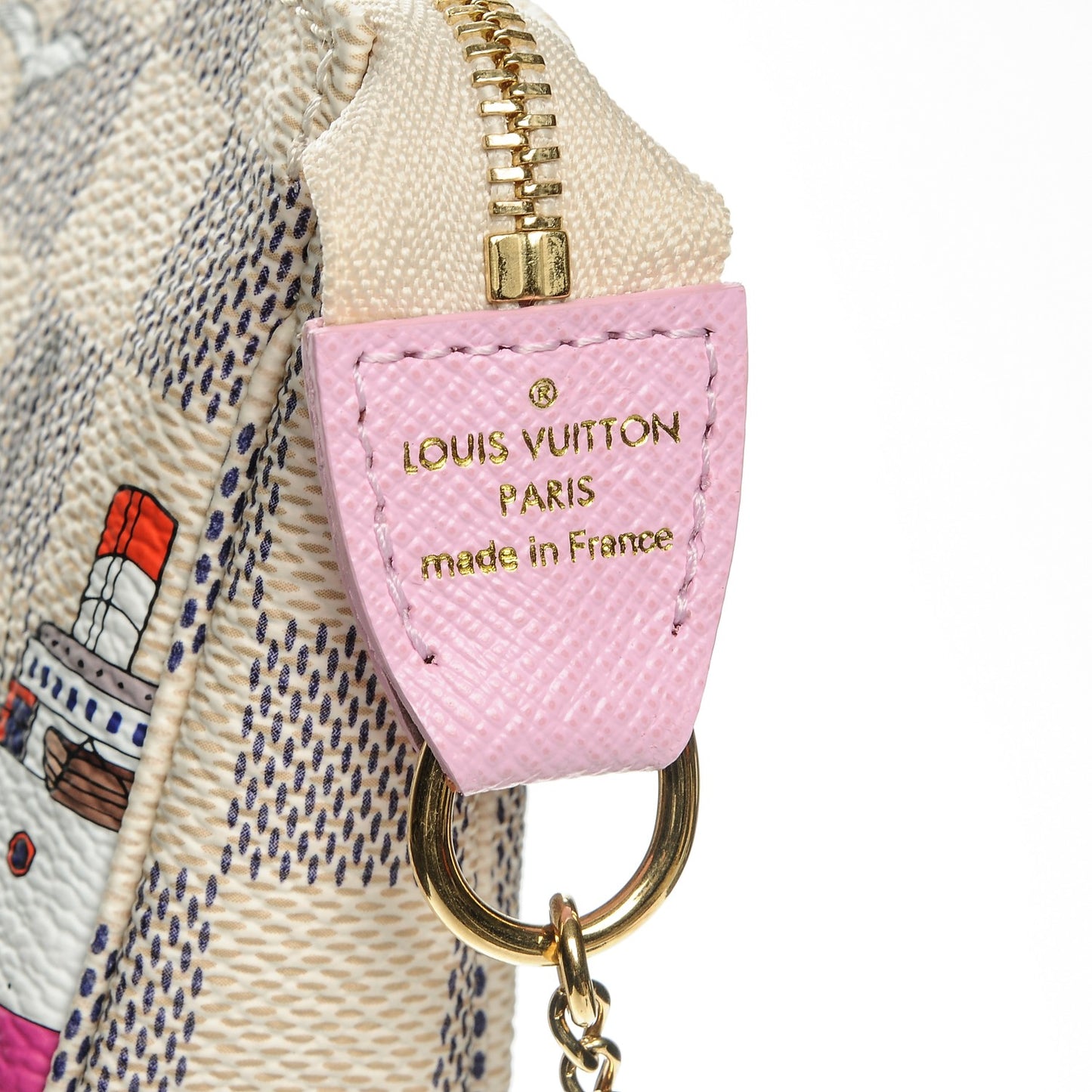 Damier Azur 2016 Christmas Animation Mini Pochette Accessories