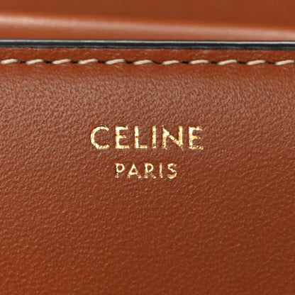 Celine Shiny Smooth Lambskin Small Triomphe Wallet Tan 6 of 8