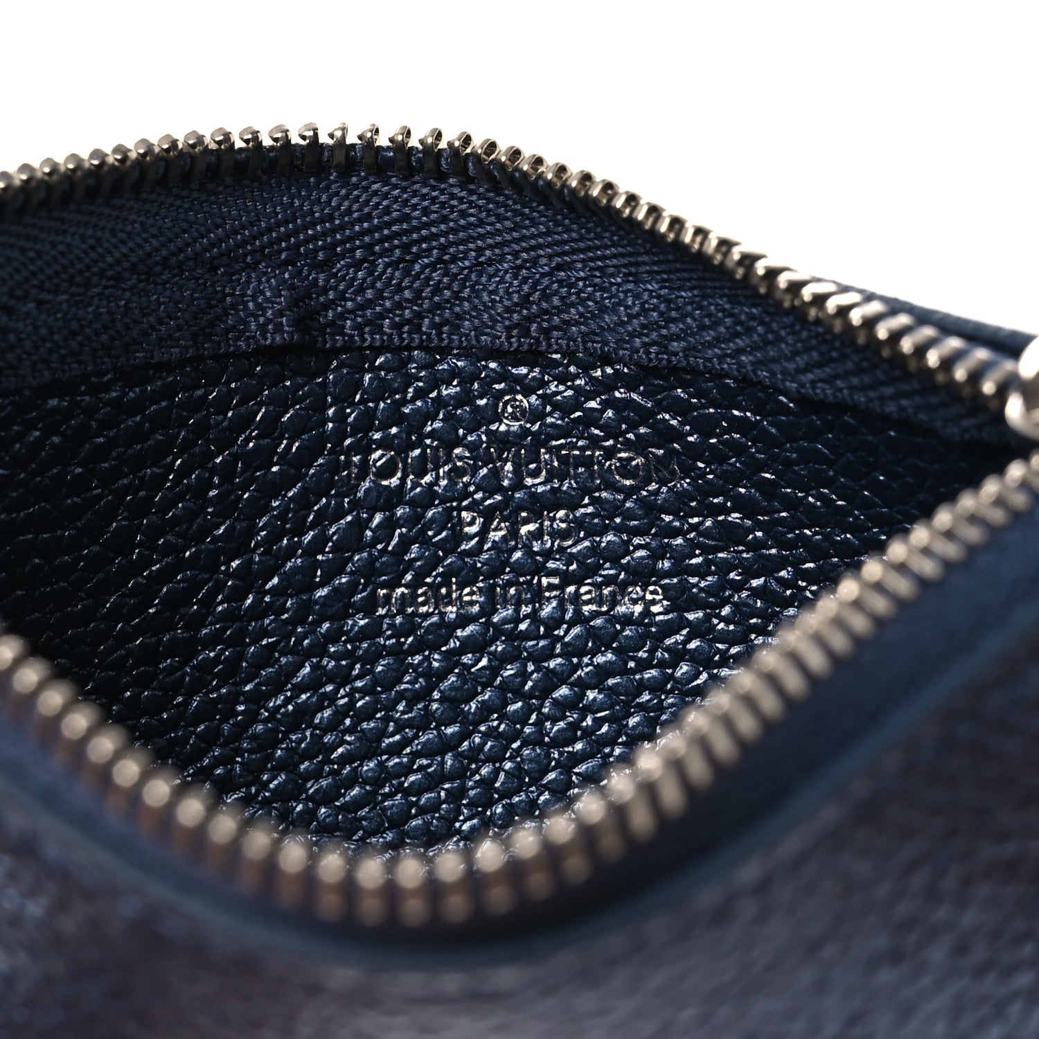 Louis Vuitton Metallic Empreinte Monogram Giant Key Pouch Navy Nacre 7 of 8