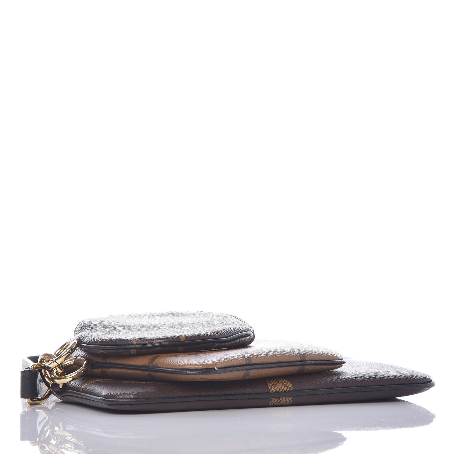 Reverse Monogram Giant Trio Pouch