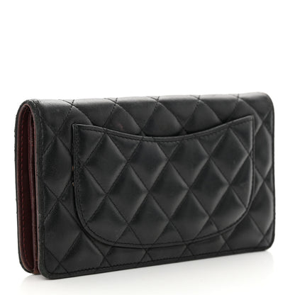 Chanel Lambskin Quilted Yen Wallet Black 3 of 18