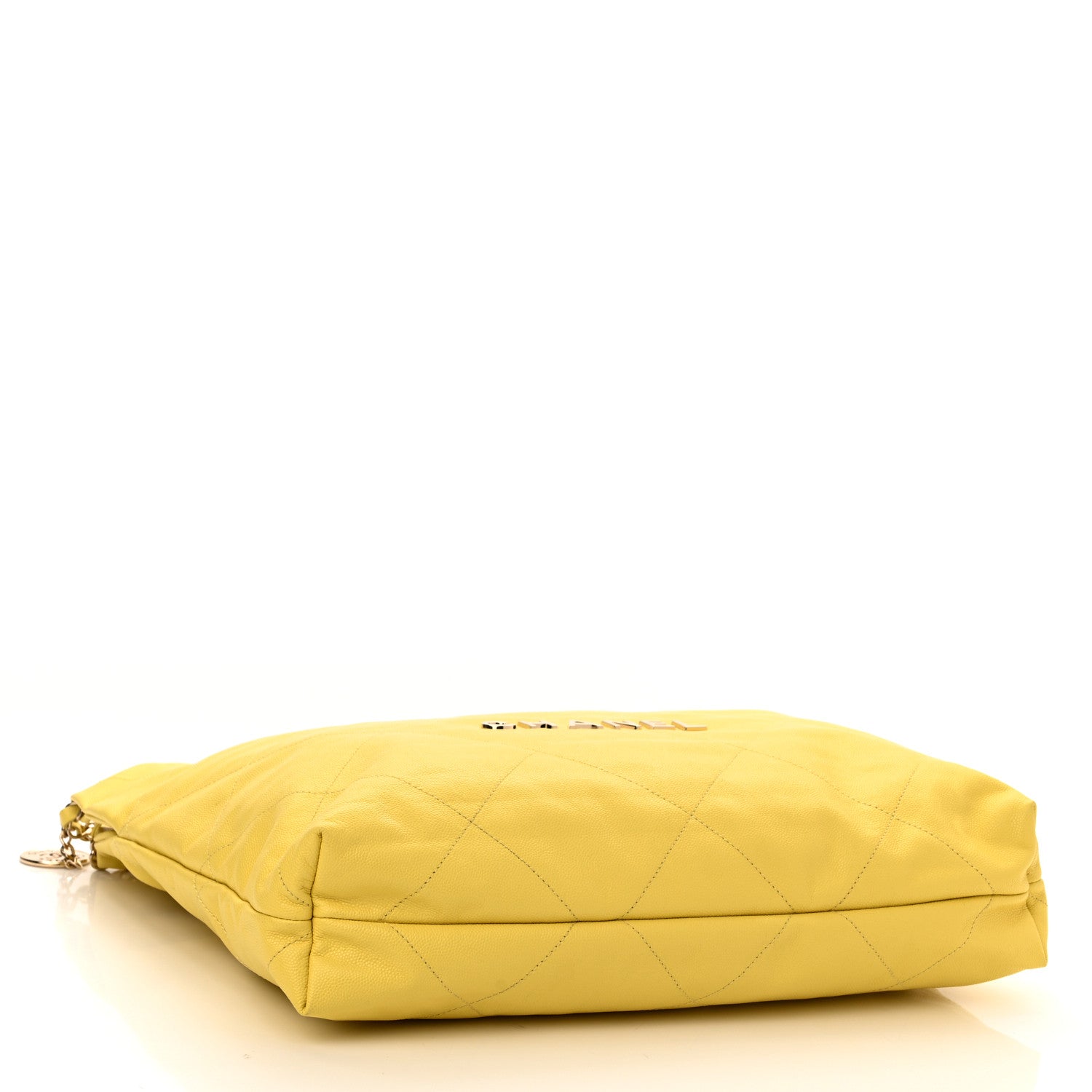 Chanel Shiny Caviar Quilted Chanel 22 Yellow 5 of 11