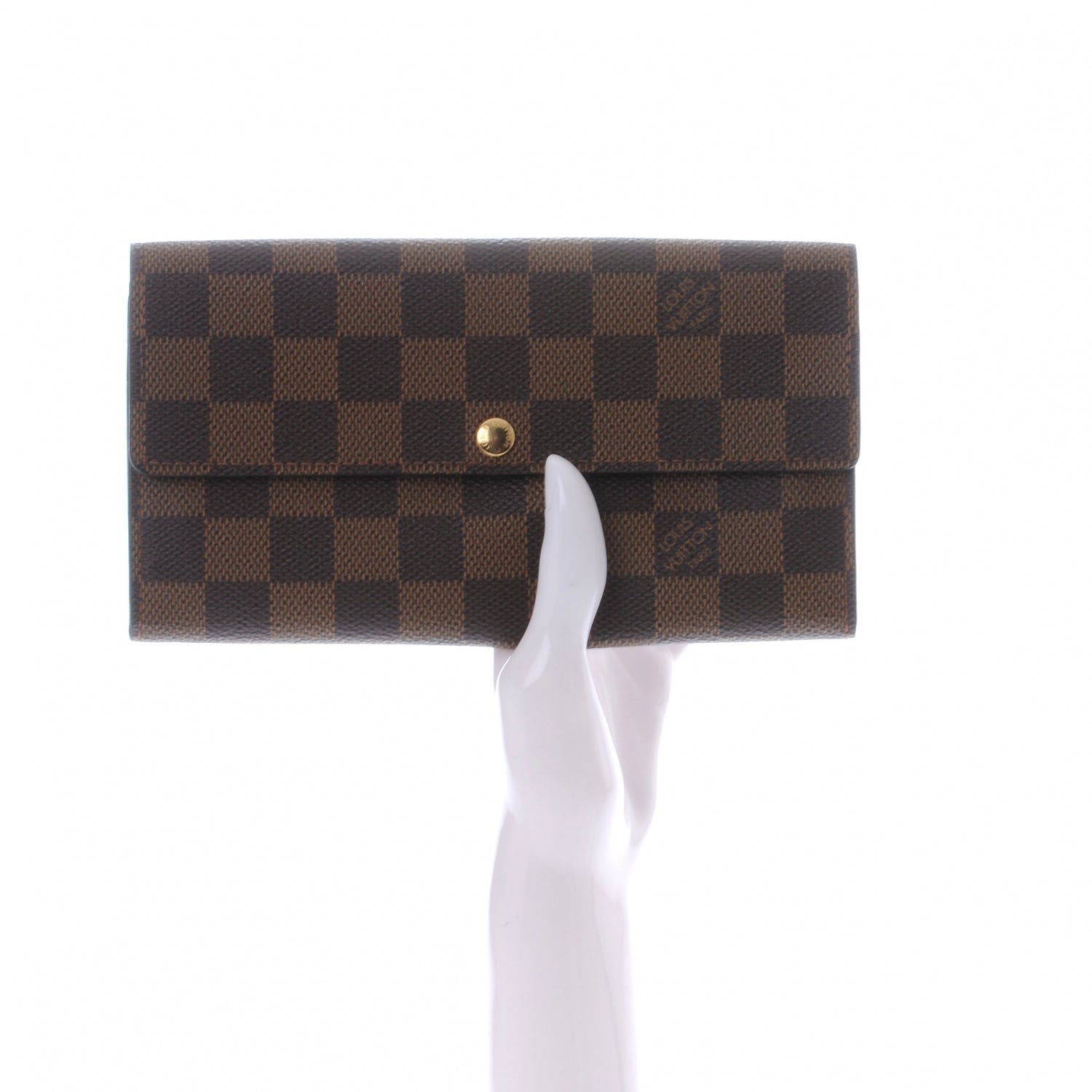 Louis Vuitton Damier Ebene Sarah Wallet 2 of 7