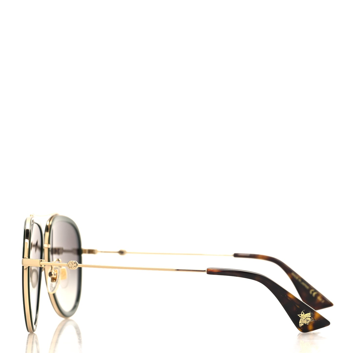 Web Aviator Sunglasses GG0062S Green Red