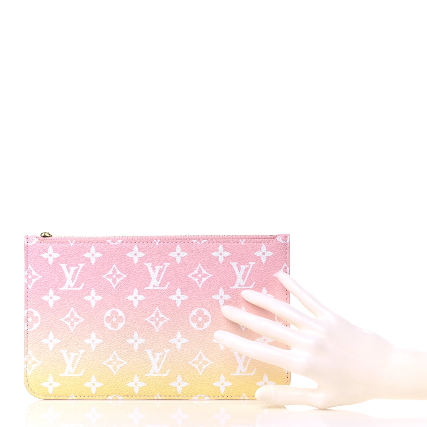 Monogram By The Pool Neverfull MM Pochette Light Pink