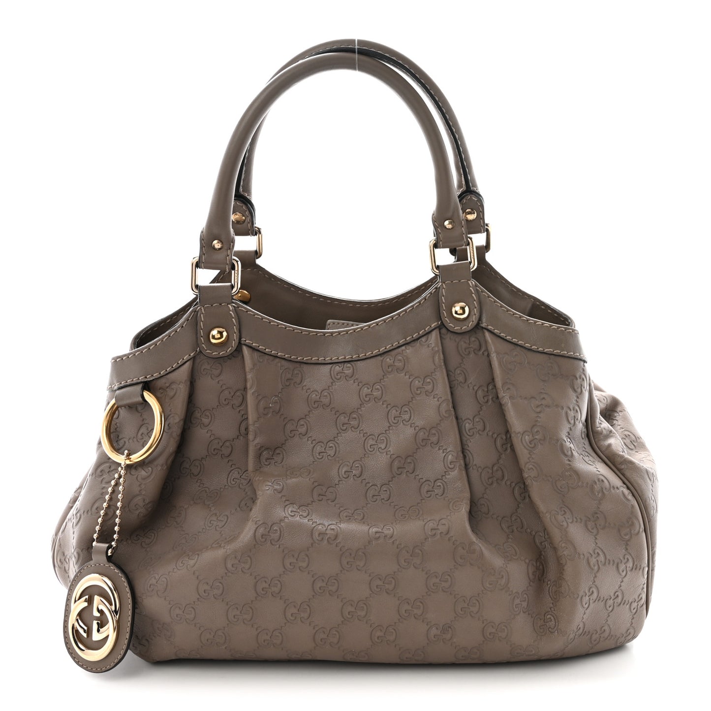 Guccissima Medium Sukey Tote Taupe