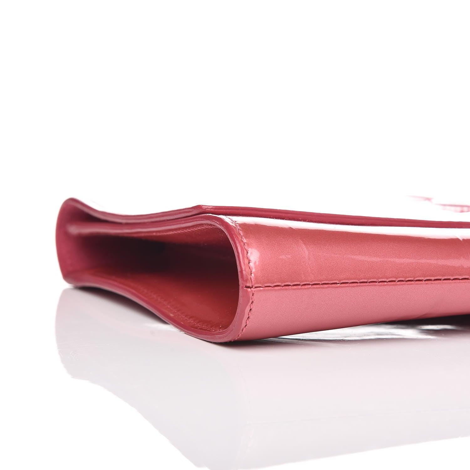 Saint Laurent Patent Large Belle De Jour Clutch Pink 13 of 14
