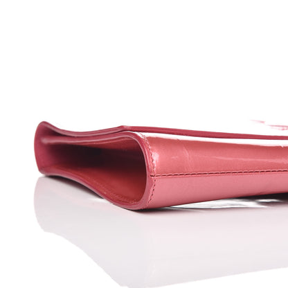 Saint Laurent Patent Large Belle De Jour Clutch Pink 13 of 14