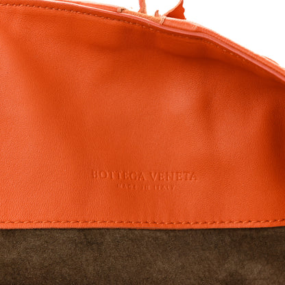 Bottega Veneta Nappa Intrecciato Large Franges Shoulder Bag Tangerine 5 of 10