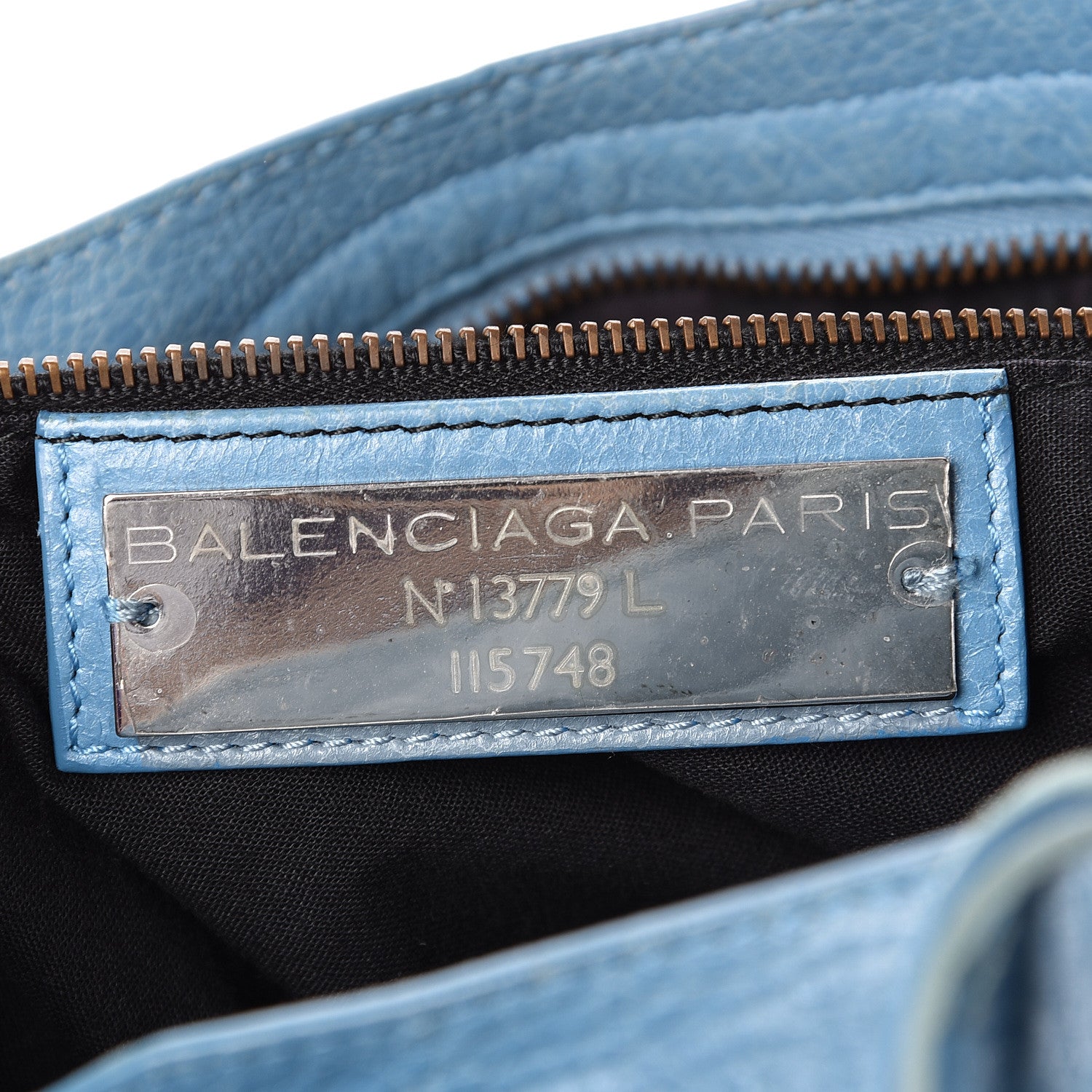 Balenciaga Agneau Classic Hardware City Bleu Indigo 6 of 16