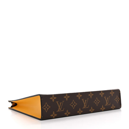 Louis Vuitton Monogram Macassar Pochette Voyage MM Safran Yellow 4 of 6