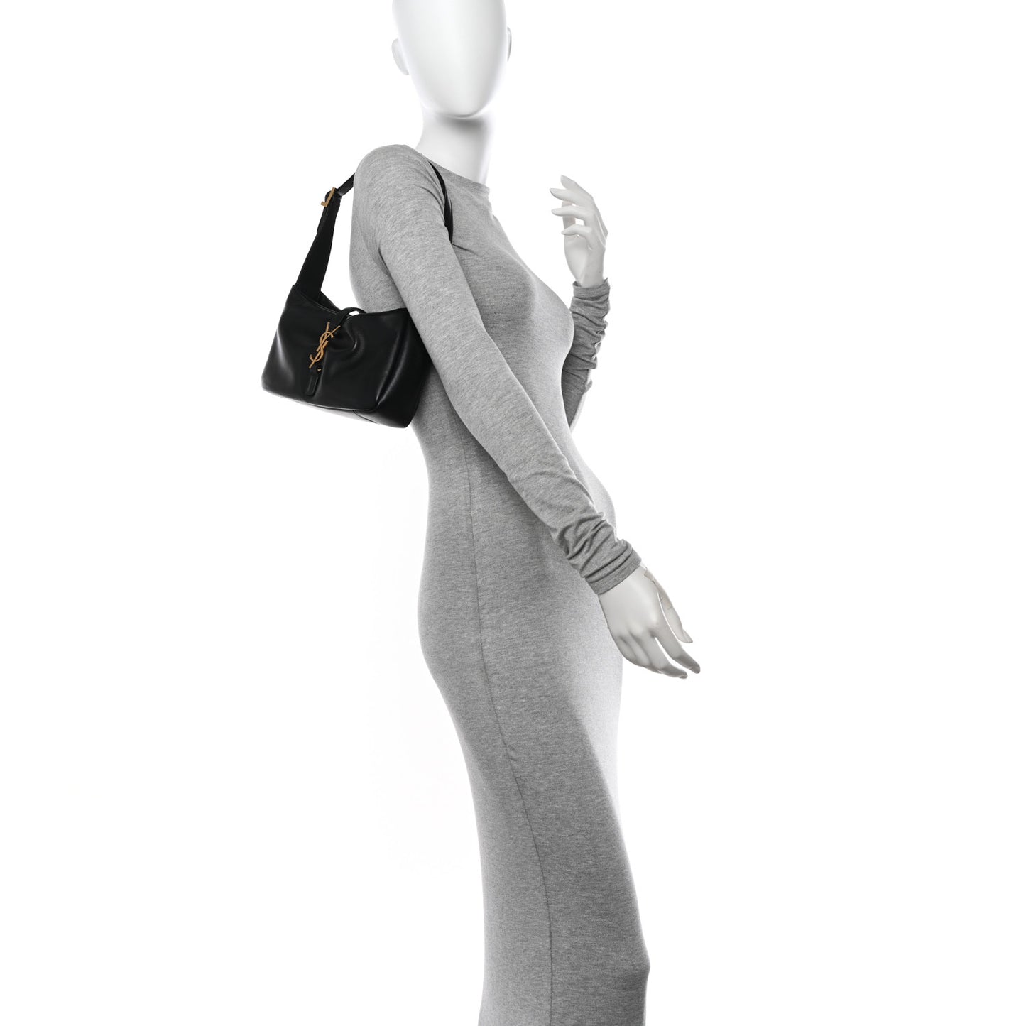 Padded Lambskin Le 5 A 7 Hobo Black