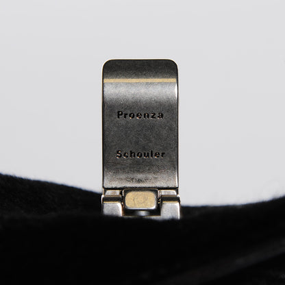 Proenza Schouler Lamb Fur Small Lunch Bag Black 9 of 9