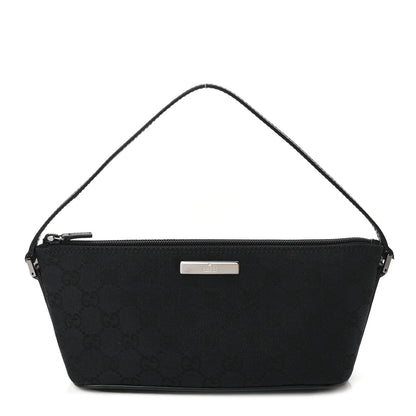 Gucci Monogram Boat Pochette Black 1 of 13