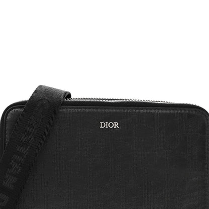 Christian Dior Calfskin Oblique Galaxy Perforated Messenger Black Multicolor 9 of 12