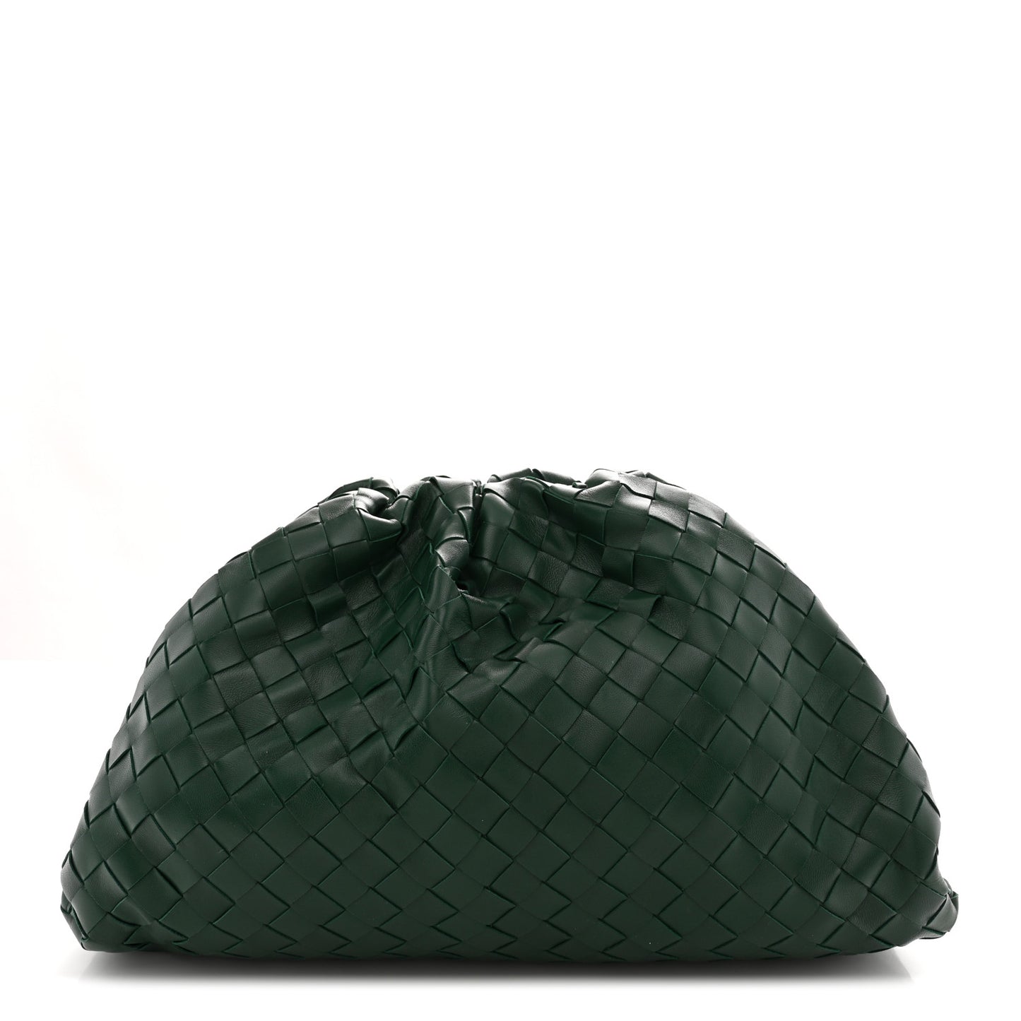 Nappa Maxi Intrecciato The Pouch Oversized Clutch Raintree