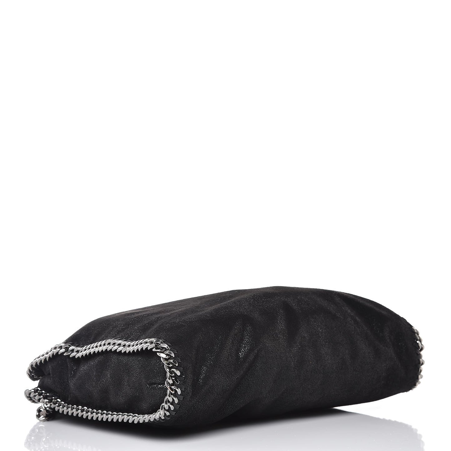 Shaggy Deer Falabella Fold Over Tote Black