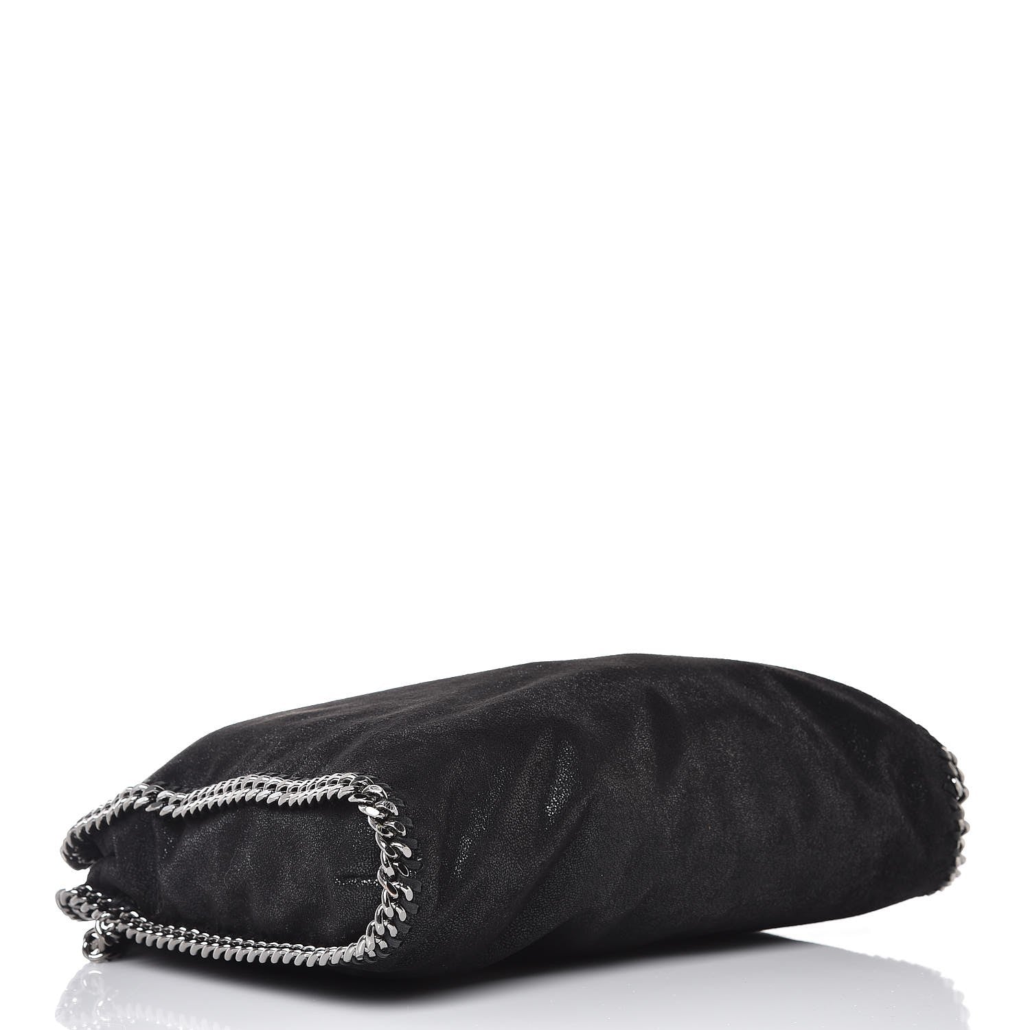 Stella McCartney Shaggy Deer Falabella Fold Over Tote Black 4 of 9