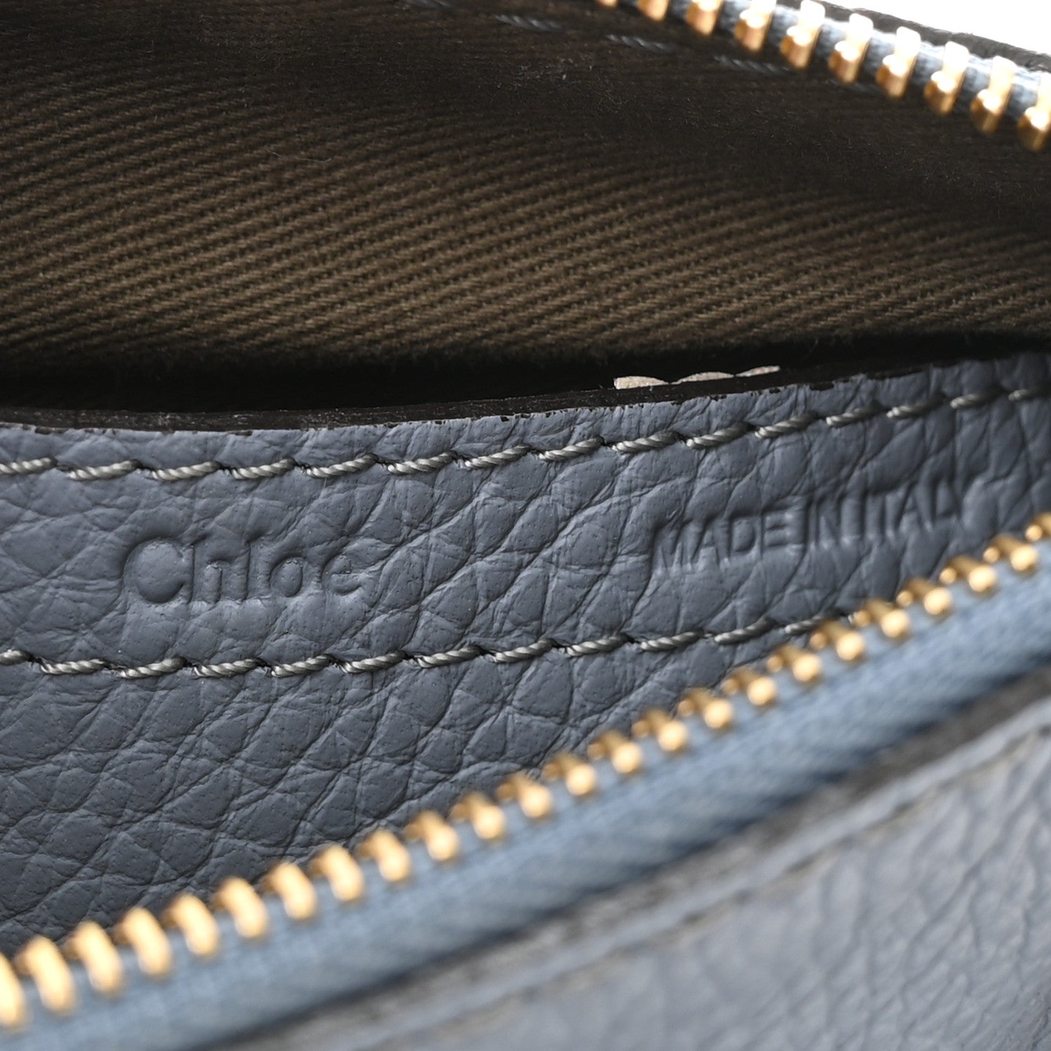 Chloe Calfskin Mini Marcie Satchel Washed Blue 6 of 9