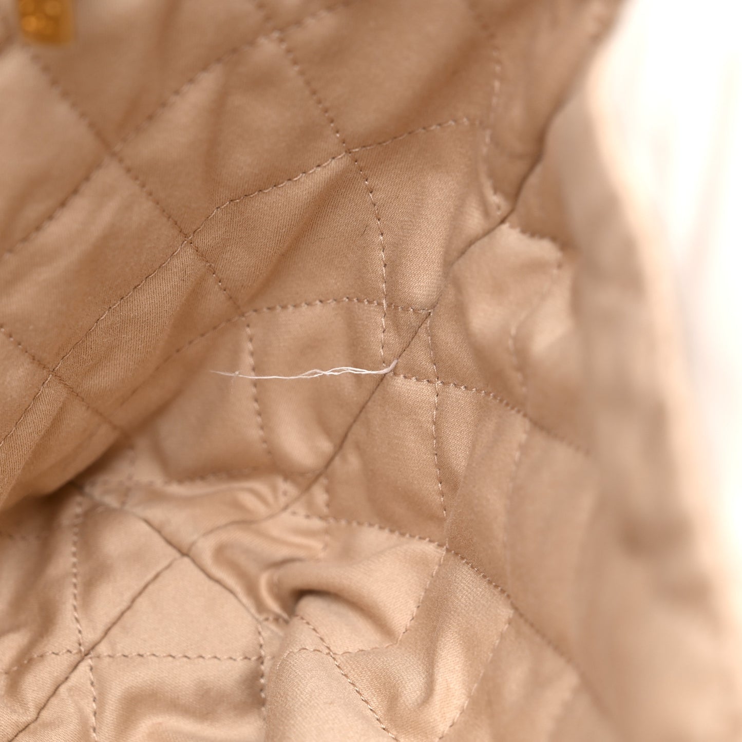 Calfskin Quilted Small Chanel 22 White