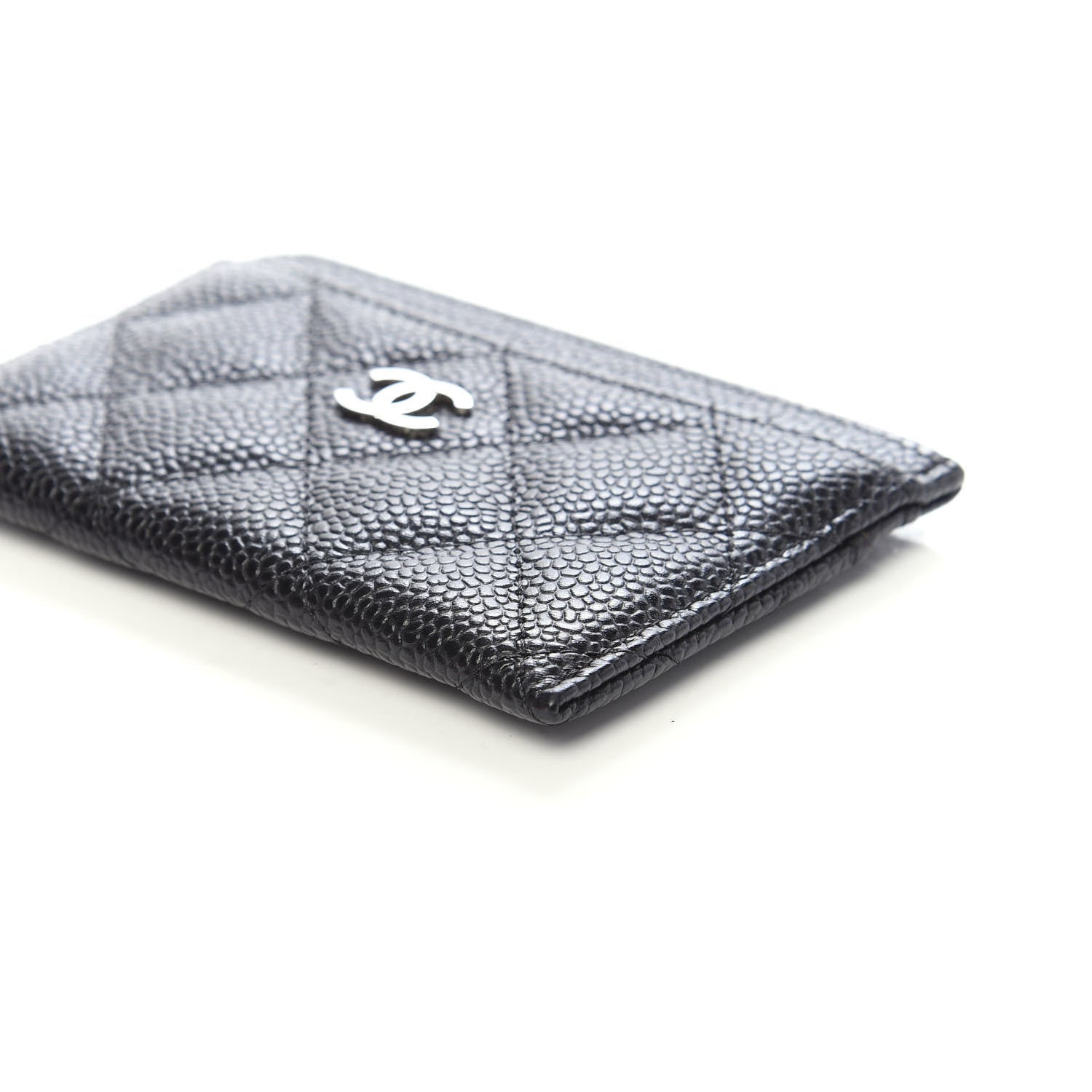 Chanel Caviar Quilted Card Holder Black 9 of 9