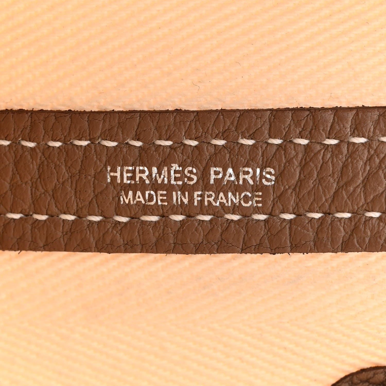 Hermes Grand Chevron Weave Negonda Garden Party 30 TPM Tote Beton Etoupe 6 of 10