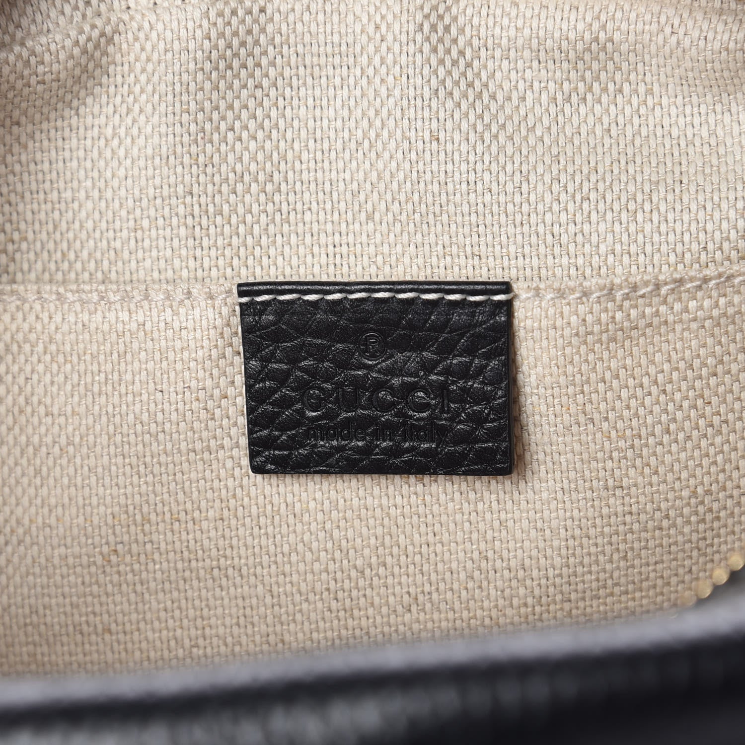 Gucci Pebbled Calfskin Small Soho Disco Bag Black 6 of 7