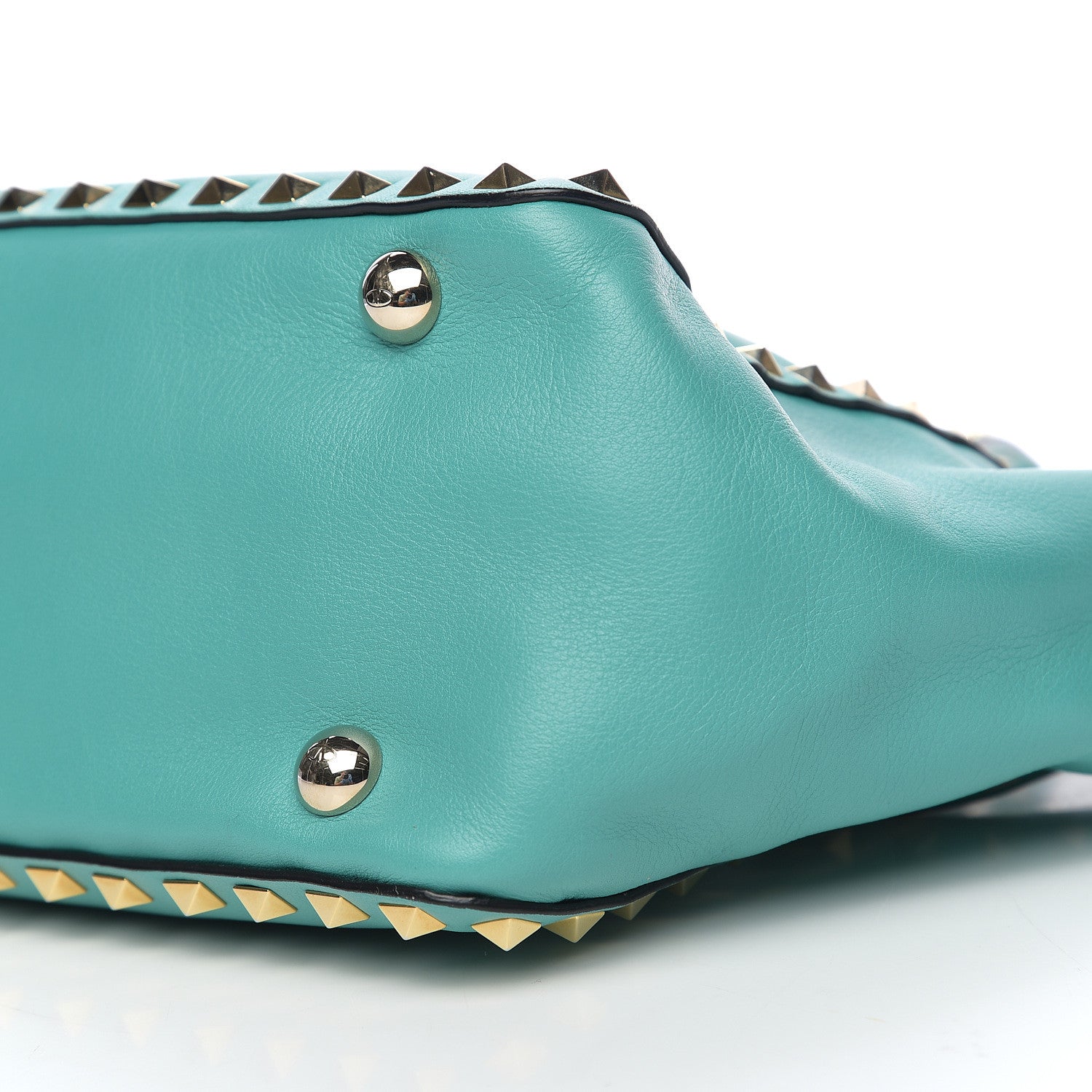 Valentino Garavani Vitello Small Rockstud Tote Colibri 8 of 8