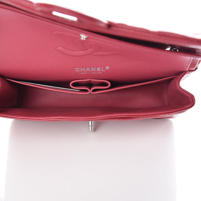 Chanel Caviar Quilted Medium Double Flap Dark Red 6 of 12