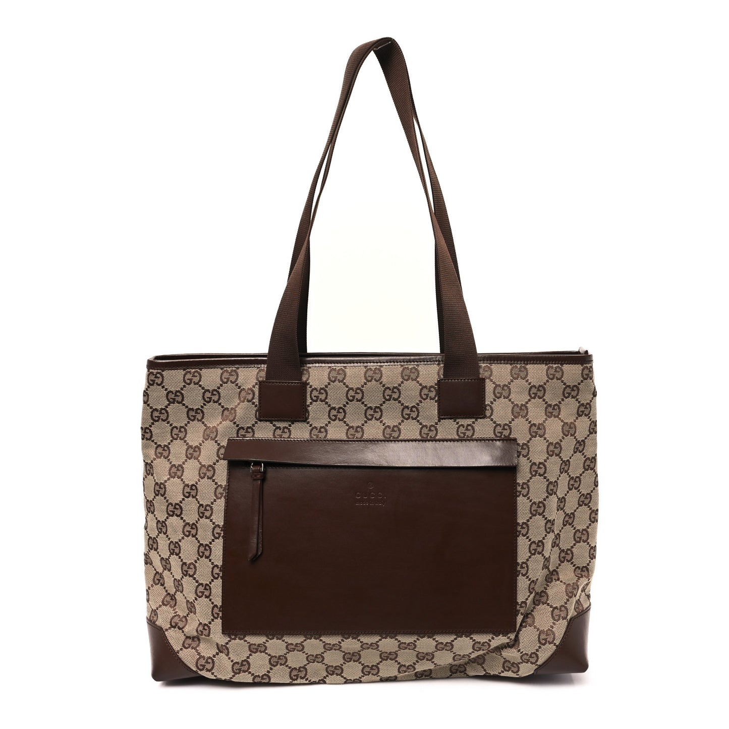 Monogram Tote Bag Brown