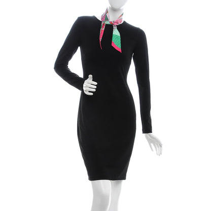 Hermes Silk Cheval Phoenix Twilly Fuchsia Vert Rose 2 of 5