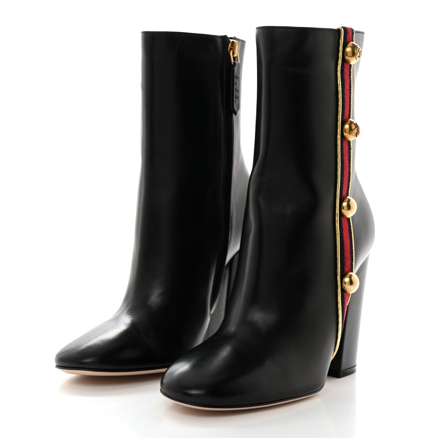 Malaga Kid Web Carly Mid Calf Boots 36.5 Black