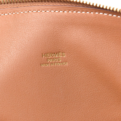 Hermes Taurillon Clemence Bolide 31 Gold 6 of 11