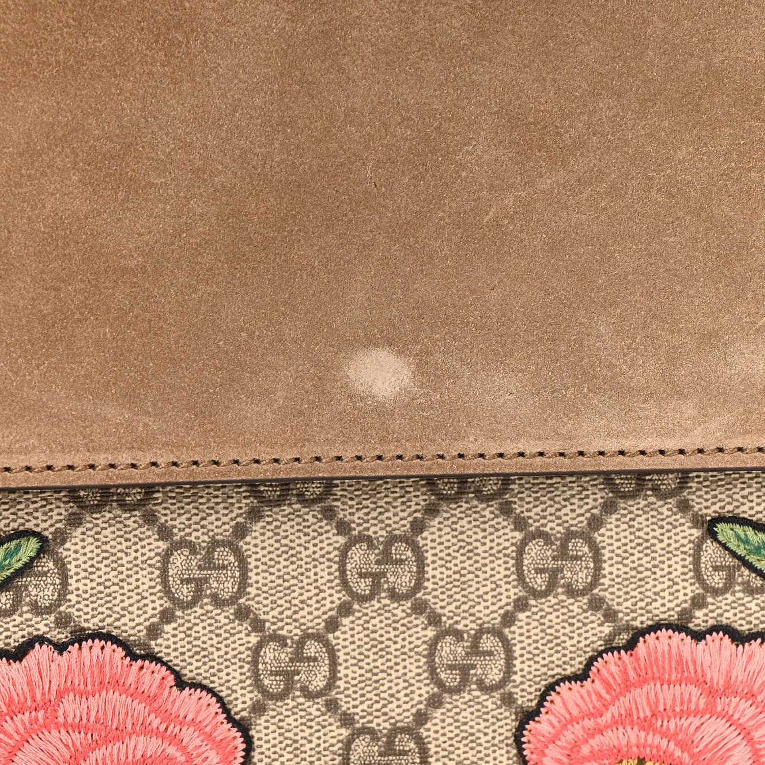 Gucci GG Supreme Monogram Embroidered Medium Dionysus Shoulder Bag Beige 21 of 21