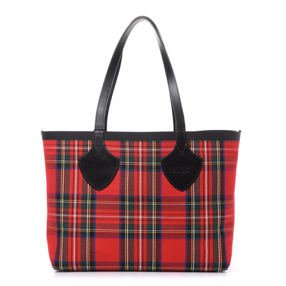 Burberry Vintage Check Medium The Giant Reversible Tote Antique Yellow Bright Red 3 of 15