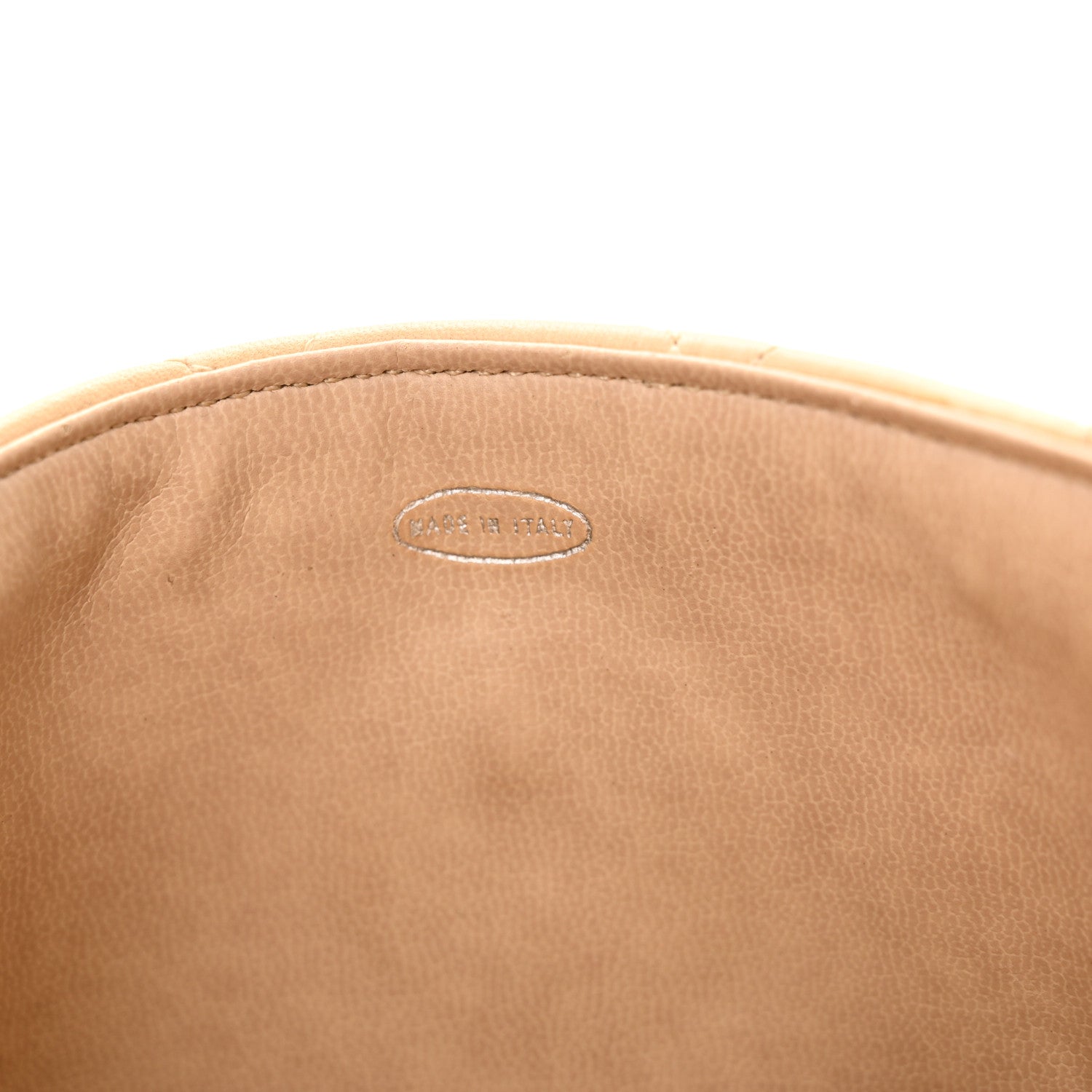 Chanel Lambskin Quilted Flap Waist Belt Bag 70 28 Beige 7 of 19