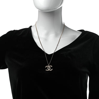 Chanel Pearl CC Pendant Necklace Gold 2 of 5