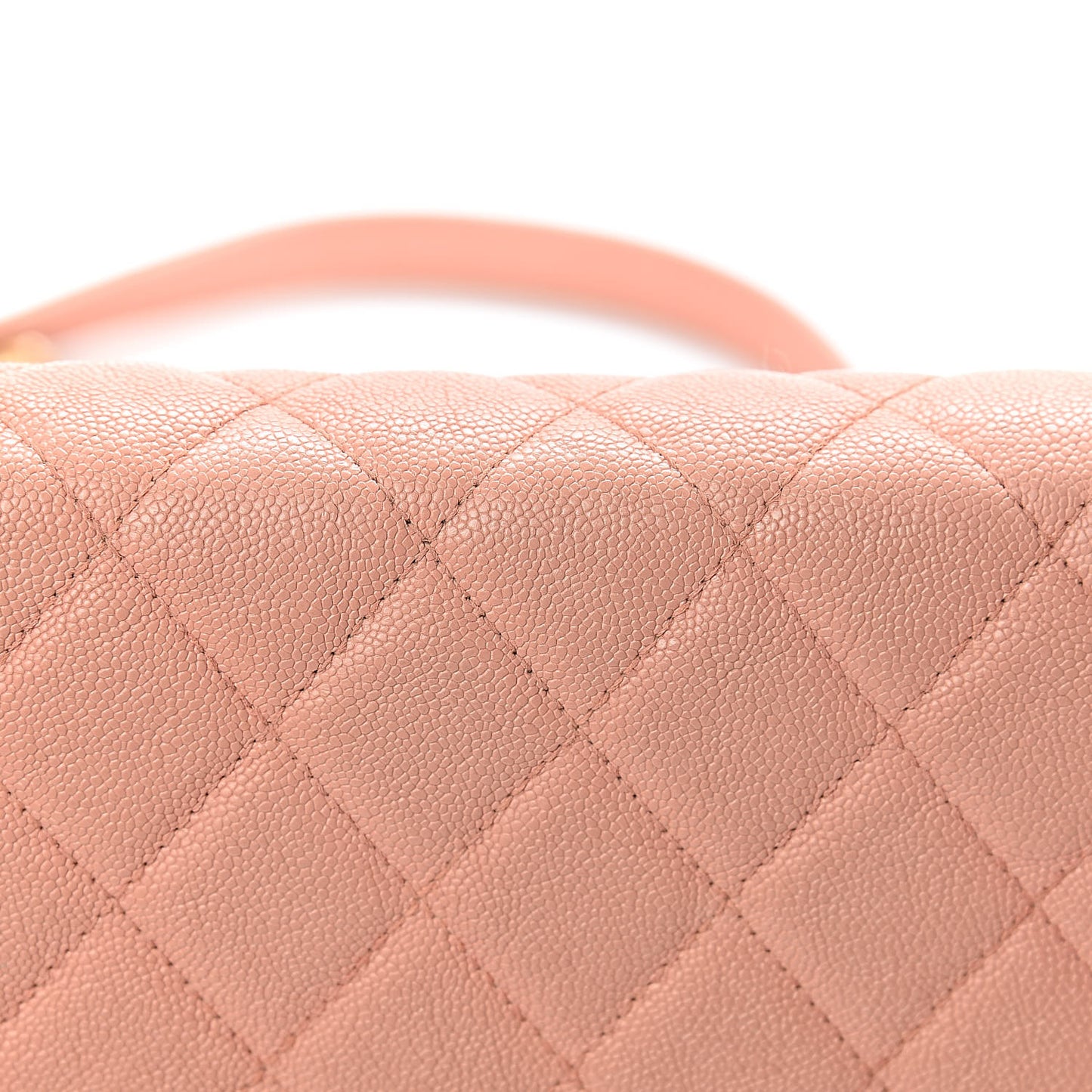 Caviar Quilted Boy Wallet On Chain WOC Light Pink