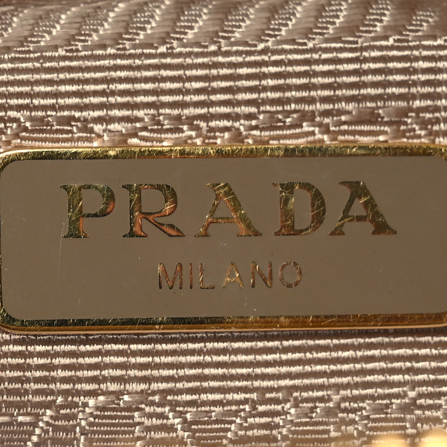 Prada Raffia Effect Crochet Metal Triangle Logo Mini Triangle Shoulder Bag Naturale 6 of 15