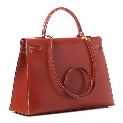 Hermes Box Kelly Sellier 35 Sanguine 2 of 33