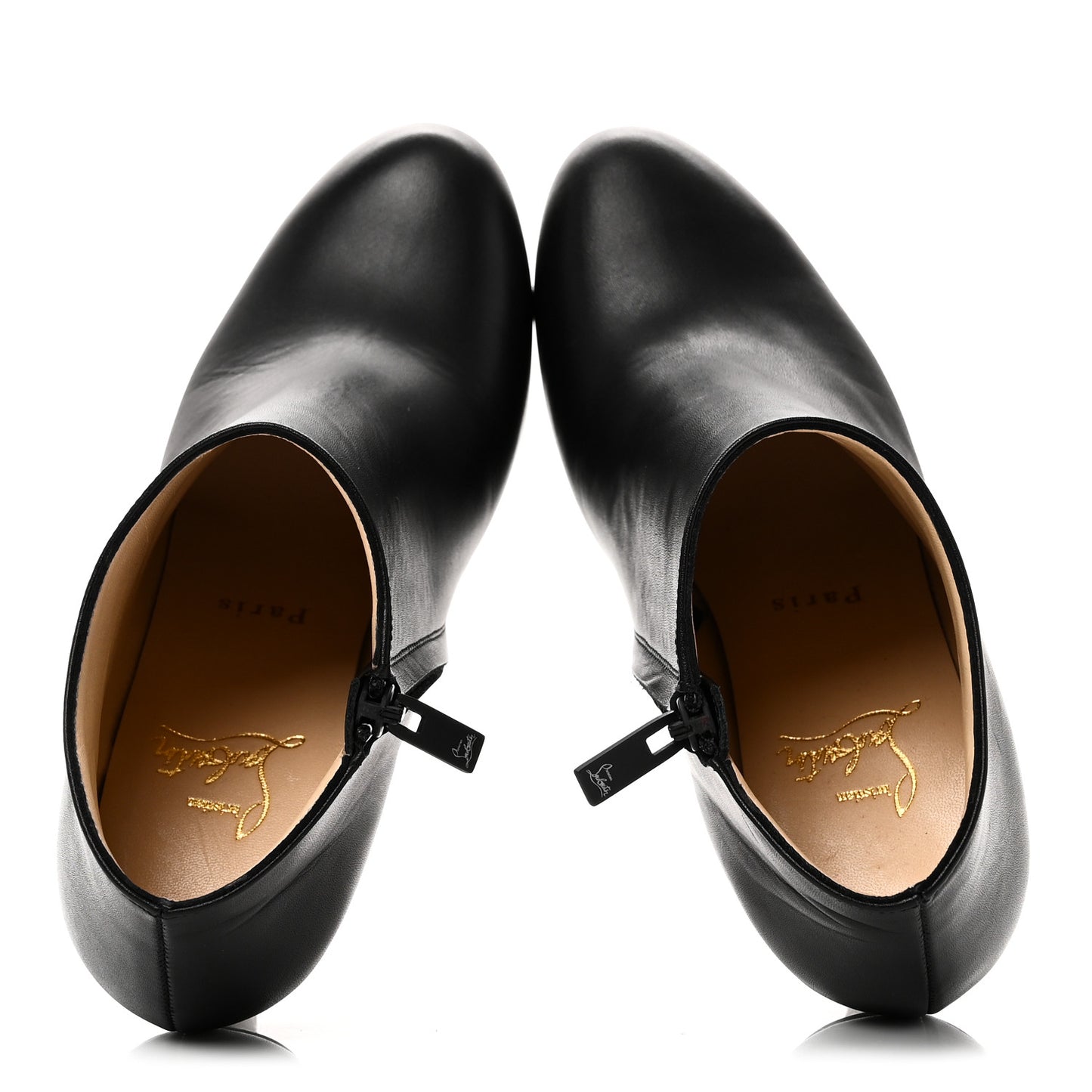 Calfskin Belle 85 Ankle Boots 36 Black