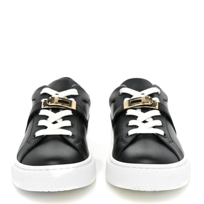 Hermes Calfskin Day Sneakers 37 Black 2 of 10