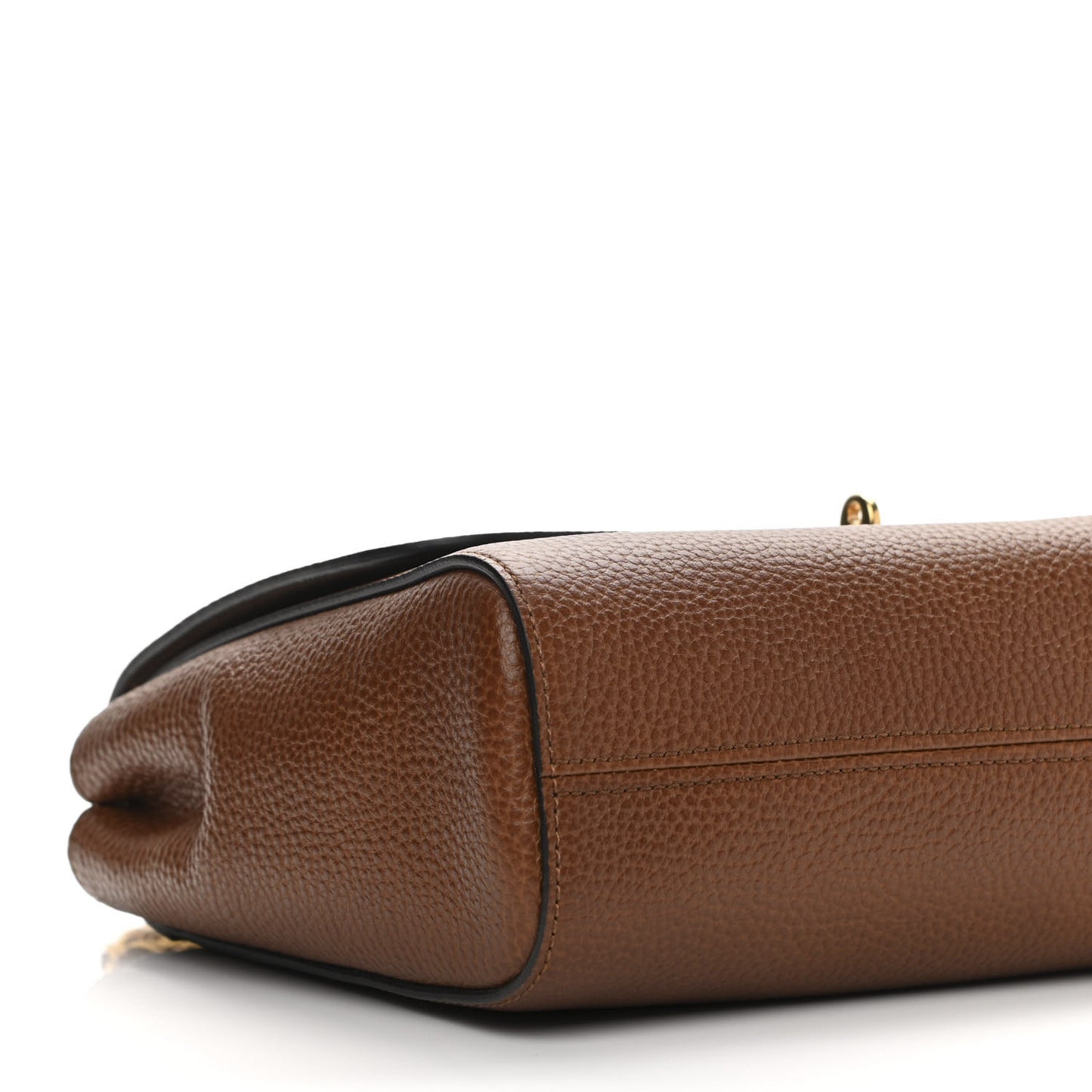Small Classic Grain Calfskin Medium Lily Flap Oak