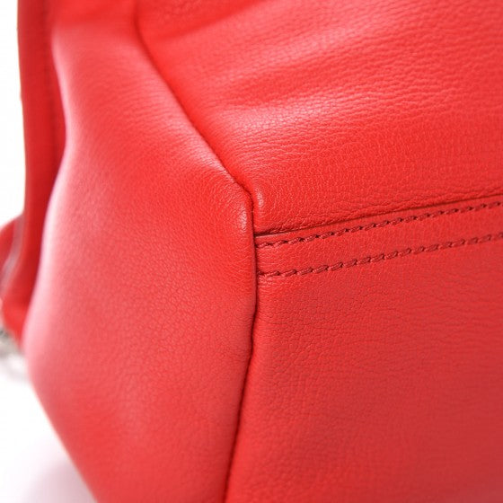 Sugar Goatskin Small Pandora Red