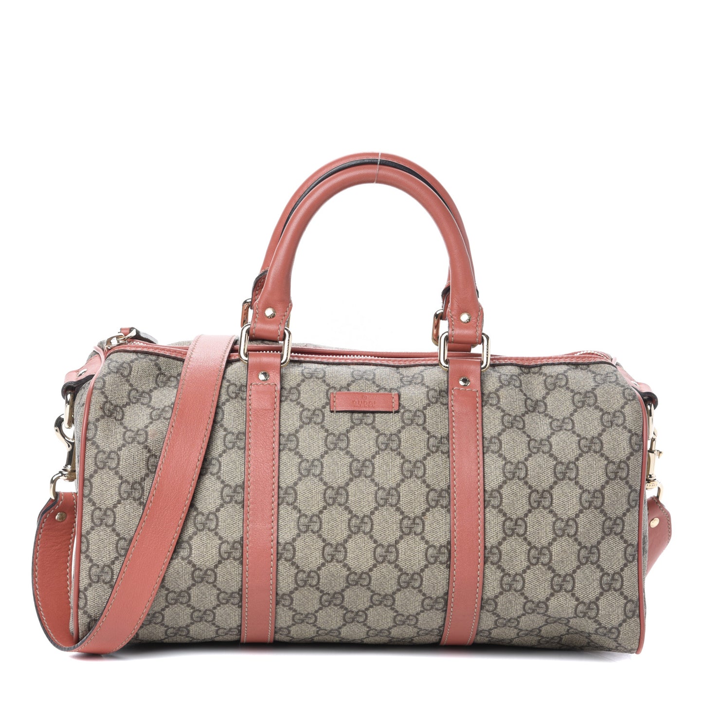 GG Supreme Monogram Small Joy Boston Pink