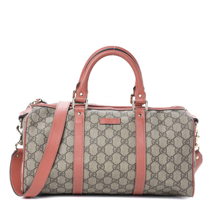 Gucci GG Supreme Monogram Small Joy Boston Pink 1 of 11