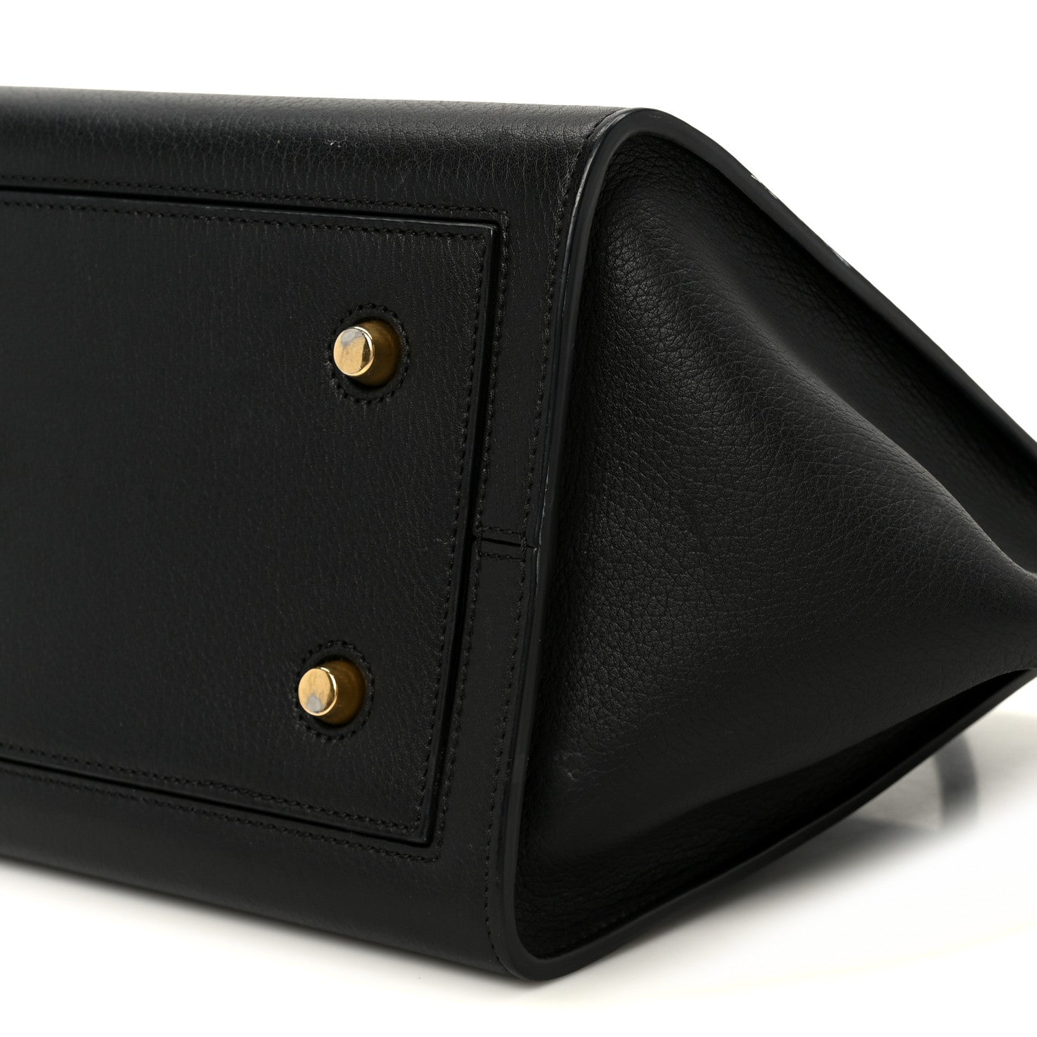 Celine Crisped Calfskin Mini Tie Knot Tote Black 10 of 10