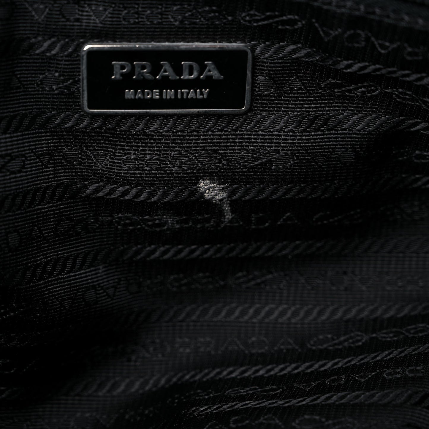 Nylon Vela Drawstring Shopping Tote Black