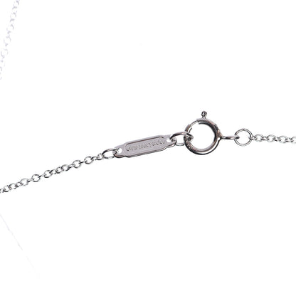 Tiffany Platinum Diamond Fleur de Lis Pendant Necklace 5 of 7